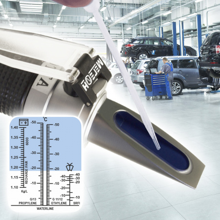 Рефрактометр для автомобилистов (антифриз, электролит, незамерзайка) МЕГЕОН 72011 купить по низкой цене | МАКСПРОФИТ