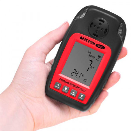Газоанализатор (измеритель концентрации сероводорода) МЕГЕОН 08011 купить по низкой цене | МАКСПРОФИТ