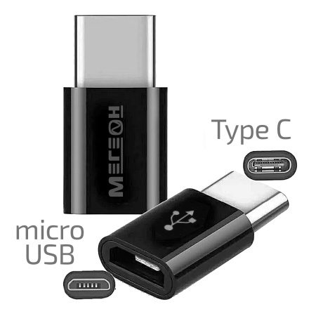 Переходник МЕГЕОН 33203К (USB-C папа - microUSB мама) купить по низкой цене | МАКСПРОФИТ