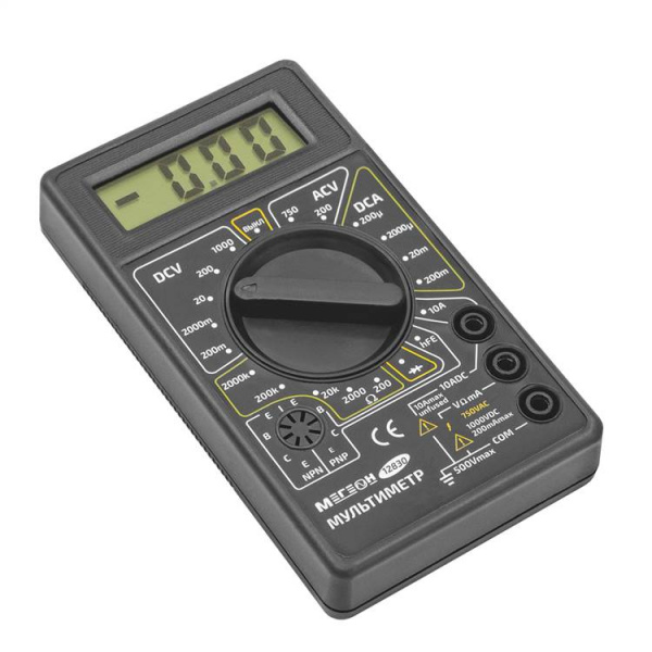 Мультиметр МЕГЕОН 12830 купить по низкой цене | МАКСПРОФИТ