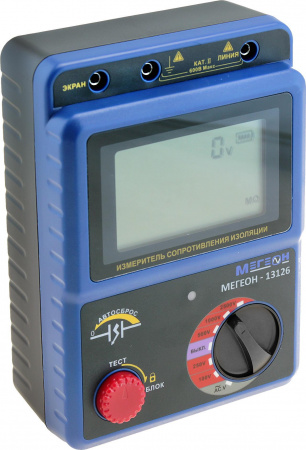 Измеритель сопротивления изоляции (мегаомметр) МЕГЕОН 13126 купить по низкой цене | МАКСПРОФИТ
