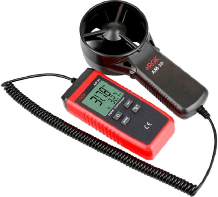 Термоанемометр RGK AM-30 купить по низкой цене | МАКСПРОФИТ