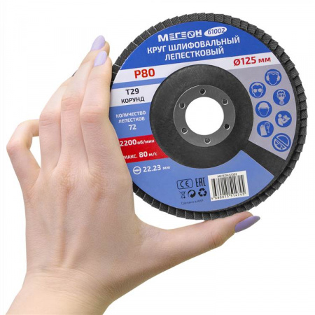 Круг шлифовальный лепестковый комплект МЕГЕОН 61002-10 купить по низкой цене | МАКСПРОФИТ